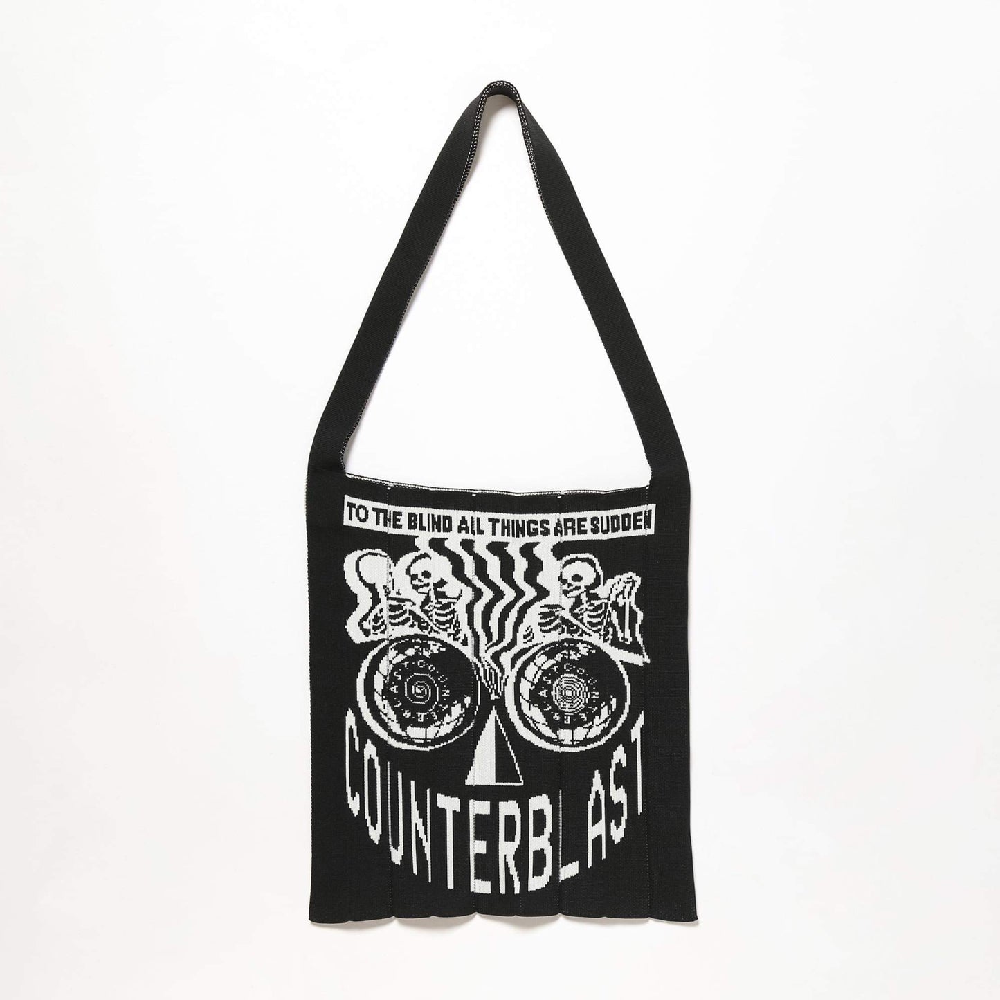 Knit Tote Bag "COUNTERBLAST / SKULL"