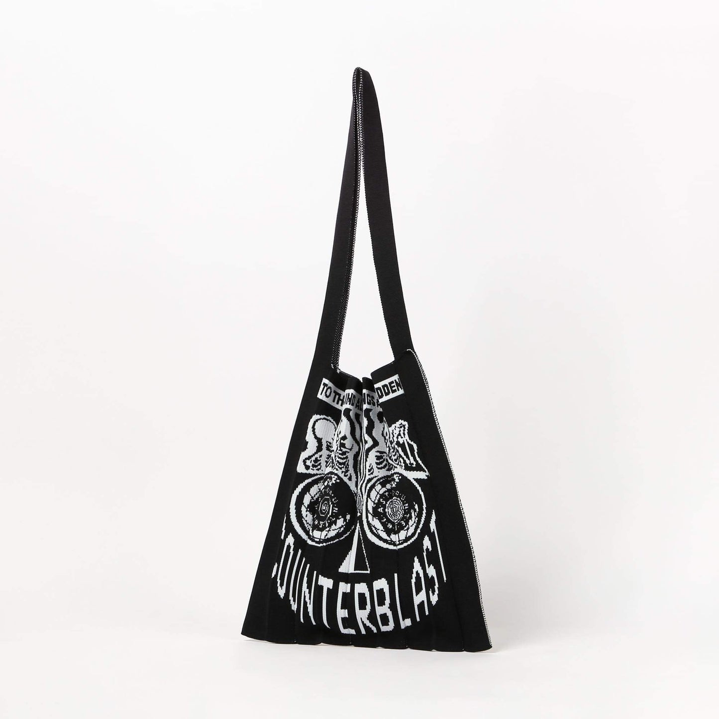 Knit Tote Bag "COUNTERBLAST / SKULL"