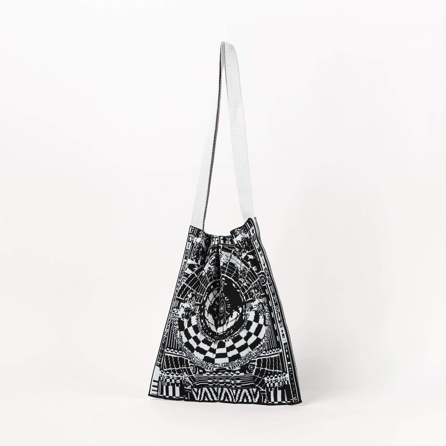 Knit Tote Bag "GLOBE"